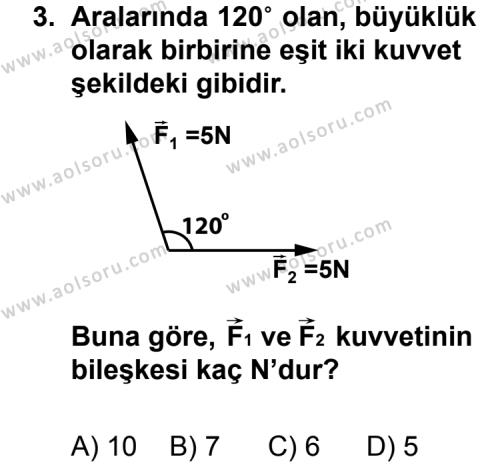 Fizik 3 Dersi 2012 - 2013 Yılı 2. Dönem Sınav Soruları 3. Soru