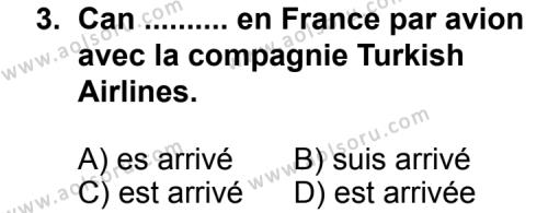 Fransızca 1 Dersi 2011-2012 Yılı 1. Dönem Sınavı 3. Soru