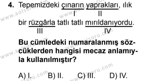 aol turk dili ve edebiyati 7 dersi 2018 2019 yili 1 donem sinavi aol soru